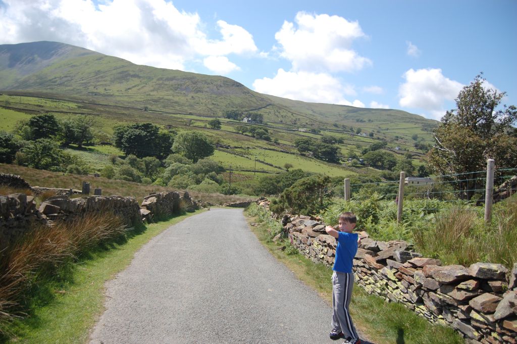 Henry on Mount Snowden, Wales