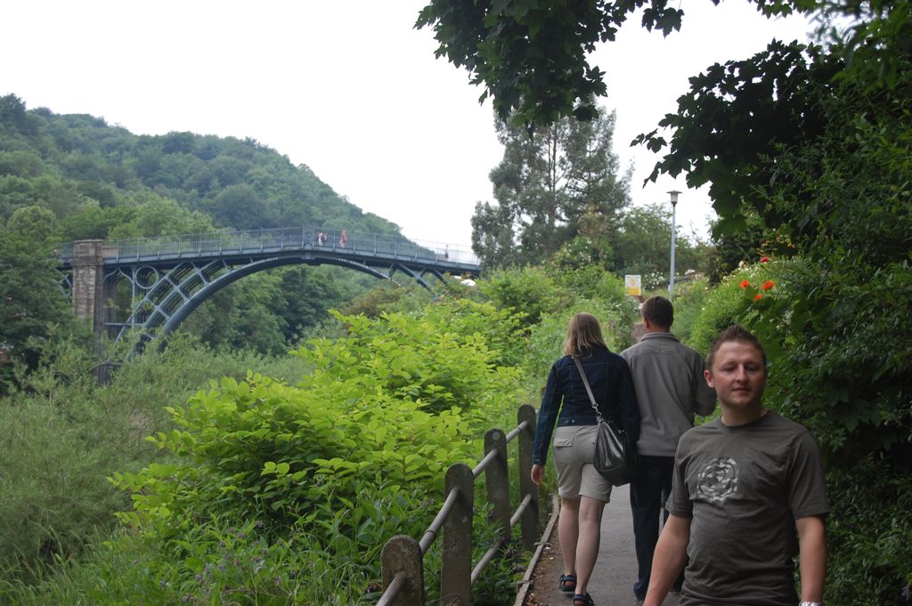 Daniel, Sarah, and Rob at Ironbridge