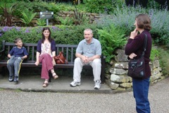 Henry, Suzanne, Elwen and Shirley, Shrewsbury Castle