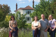 Suzanne, Henry, Shirley, Elwyn, and Sarah, Mousecroft Lane, Shrewsbury