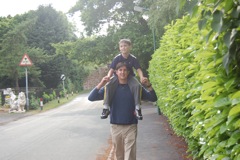 Henry and Matthew, Meole Village, Shrewsbury