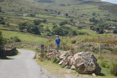 Henry on Mount Snowden, Wales