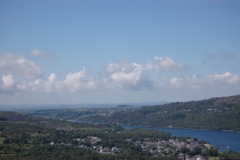 View towards Anglesea, Snowdon, Wales