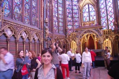 Suzanne, St. Chappelle, Paris