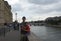 Matthew and Henry, Seine, Paris